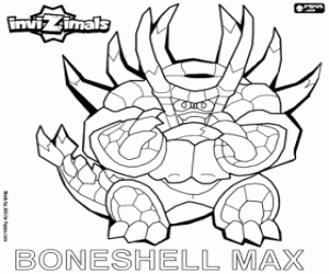 Pintar Boneshell Max, un Invizimal Tai