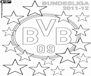 Pintar Borussia Dortmund, campió 2011-2012