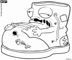 Pintar Una bota podrida, Trash Pack