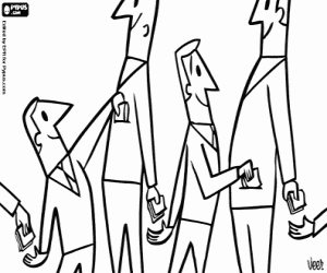 Pintar Una cadena de corrupció