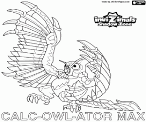 Pintar Calc-Owl-Ator Max, Invizimals Shadow Zone