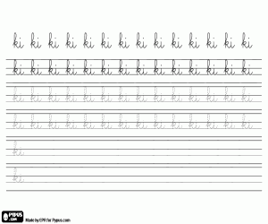 Pintar Cal·ligrafia amb les lletres KI