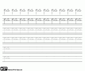 Pintar Cal·ligrafia en minúscula amb PA