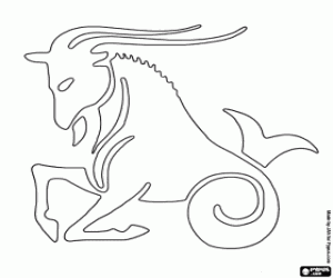 Pintar Capricorn, un signe del zodíac