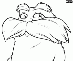 Pintar La cara del Lorax