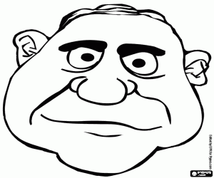 Pintar La cara del presumpte criminal