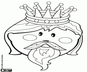 Pintar La cara del rei Gaspar