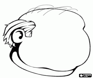 Pintar Cara en blanc d'un home calb