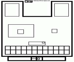 Pintar Cara de gos, màscara geomètrica