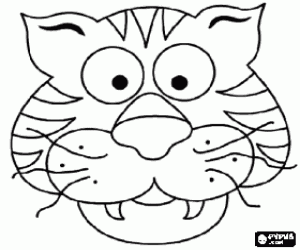 Pintar Careta de tigre