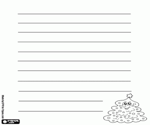 Pintar Carta de desitjos amb arbre de Nadal