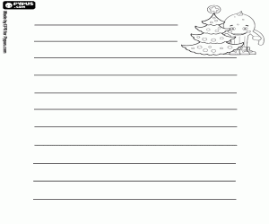 Pintar Carta amb Pypus i arbre de Nadal