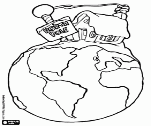 Pintar La casa de Santa Claus