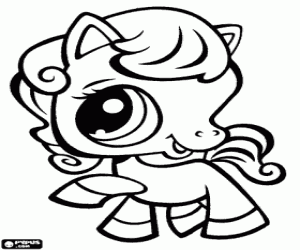 Pintar Cavall. Littlest PetShop
