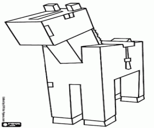 Pintar Cavall de Minecraft