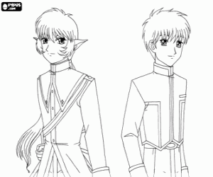 Pintar El cavaller blau i Masaya Aoyama