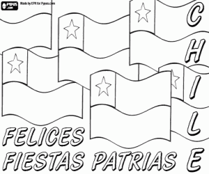 Pintar Celebracions d'independència de Xile