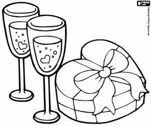 Pintar Una celebració del dia de Sant Valentí