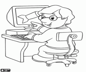 Pintar Charlie Pringle a l'ordinador