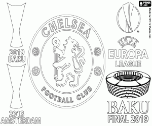 Pintar Chelsea, campió Europa League 2019
