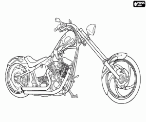 Pintar Chopper, motocicleta personalitzada