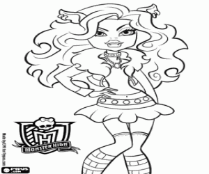 Pintar Clawdeen Wolf, Monster High