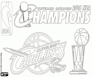 Pintar Cleveland Cavs campions de la NBA 2016