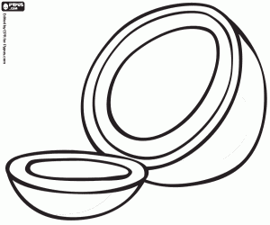 Pintar Un coco obert