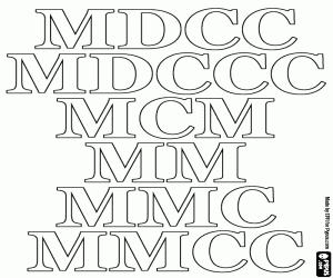 Pintar Per comptar en centenes de 1700 a 2200