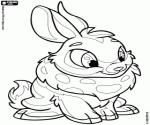 Pintar Un conill de Neopets, Cybunny