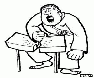 Pintar Cop de puny tancat de karate