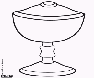 Pintar La copa d'encens del Rei Gaspar