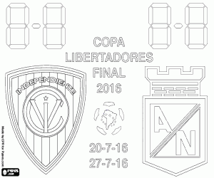 Pintar Copa Libertadores 2016, la final