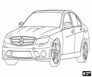 Pintar Un cotxe clàssic de Mercedes-Benz