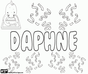 Pintar Daphne, nom femení