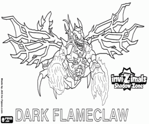 Pintar Dark Flameclaw, Invizimals Shadow Zone