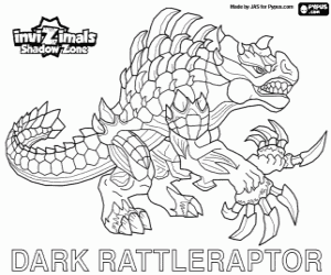 Pintar Dark Rattleraptor, Invizimals Shadow Zone
