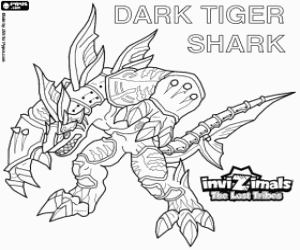 Pintar Dark Tiger Shark, Invizimals The Lost Tribes