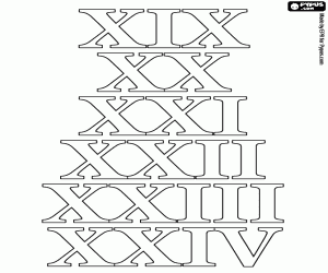 Pintar Del 19 al 24 segons els romans