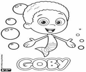 Pintar Un dels Bubble Guppies, Goby