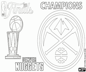 Pintar Denver Nuggets, campió de l'NBA 2023