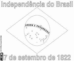 Pintar Dia de la Independència del Brasil