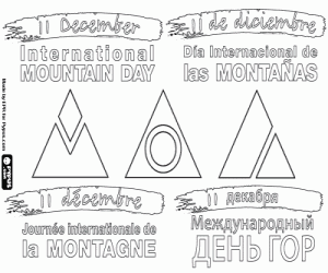 Pintar El dia de les muntanyes