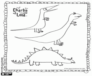 Pintar Els dinosaures de Charlie