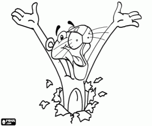 Pintar La divertida Pantera Rosa