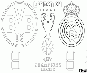 Pintar Dortmund-Madrid, final 2023-2024