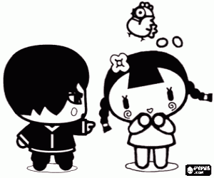 Pintar Dos amics de Pucca, Abyo i Ching