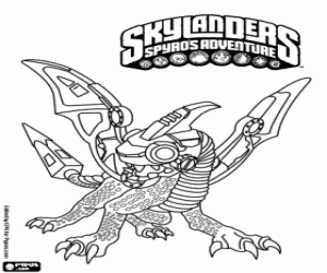 Pintar El drac robot Skylander Drobot