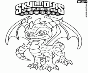 Pintar El drac Spyro, Skylanders