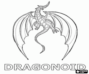 Pintar Dragonoid, un drac Bakugan